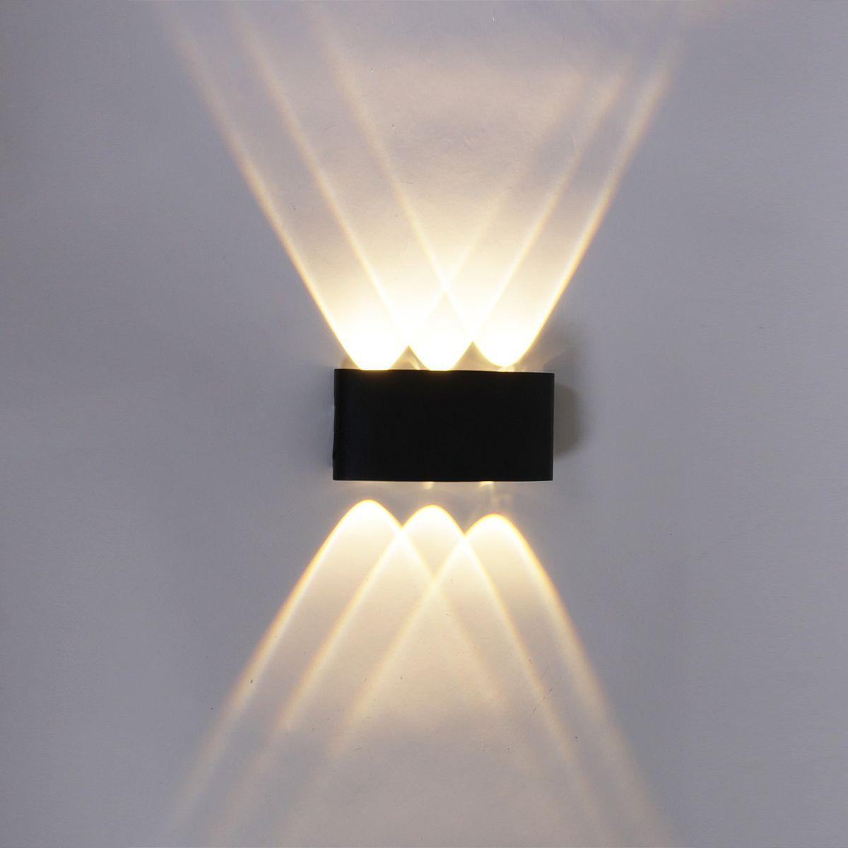 Уличный настенный светодиодный светильник Reluce 86833-9.2-006KT LED6*1W BK