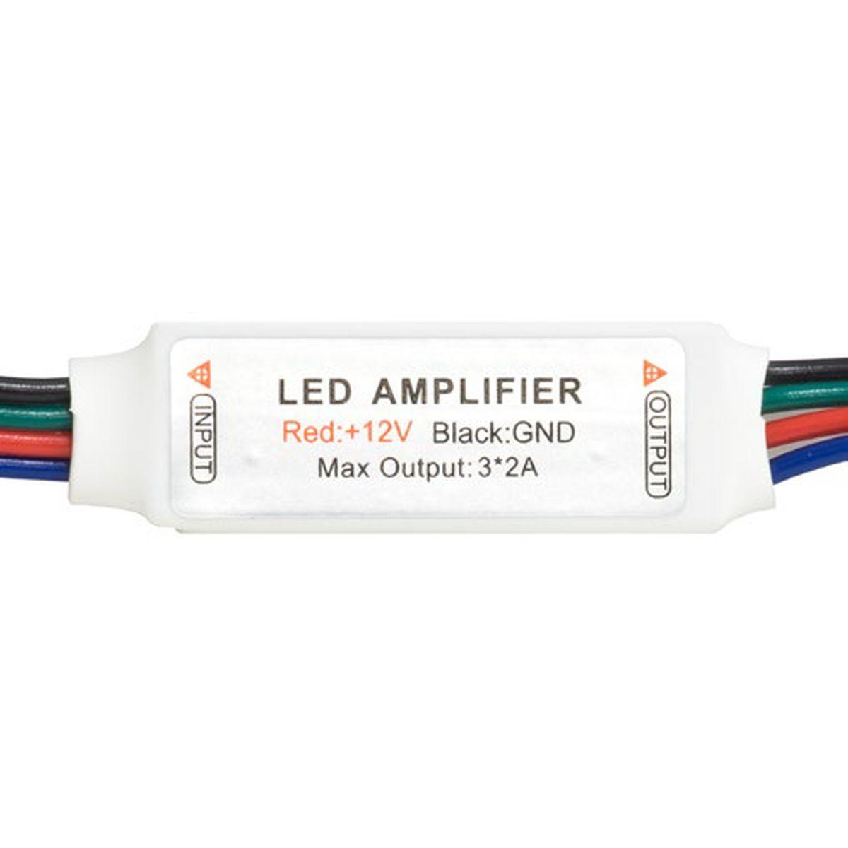 Мини-усилитель RGB ELF, 12/24В, 2А/канал ELF-miniAmplifier