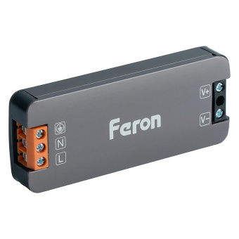 Трансформатор электронный для светодиодной ленты 300W 12V IP67 (драйвер), LB007 Feron 53143