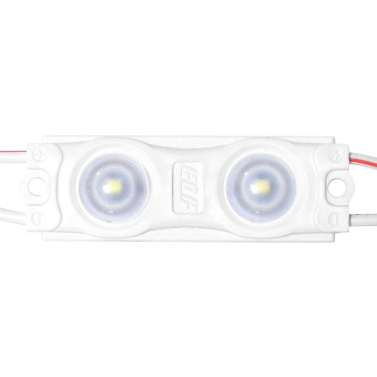Модуль светодиодный ELF 2SMD диод 2835, с линзой, 160гр.,12В, IP 65, STD, белый ELF-2SMD2835std W